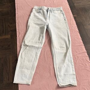 Used ZARA Light Blue Wash Denim Jeans Size 2